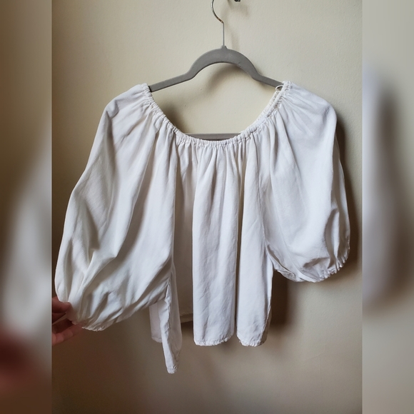 Puffy Sleeve Zara Top - Picture 1 of 4